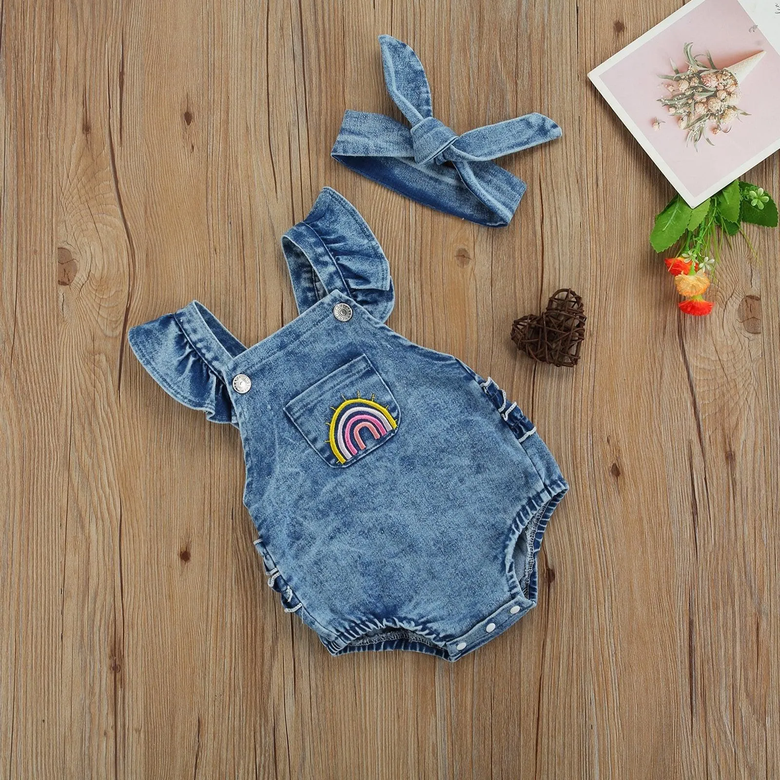 Denim On Denim Romper