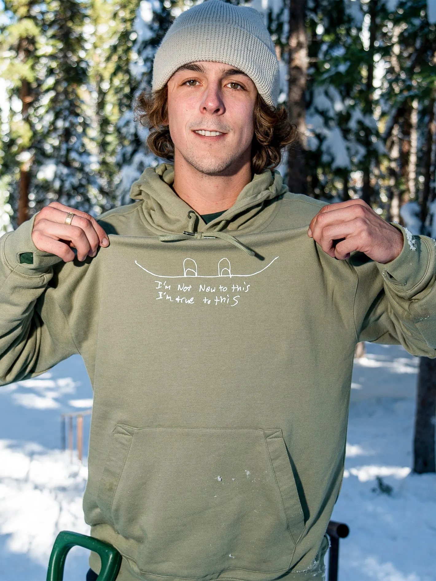 D.I. Kapuzenpullover - LIGHT MILITARY