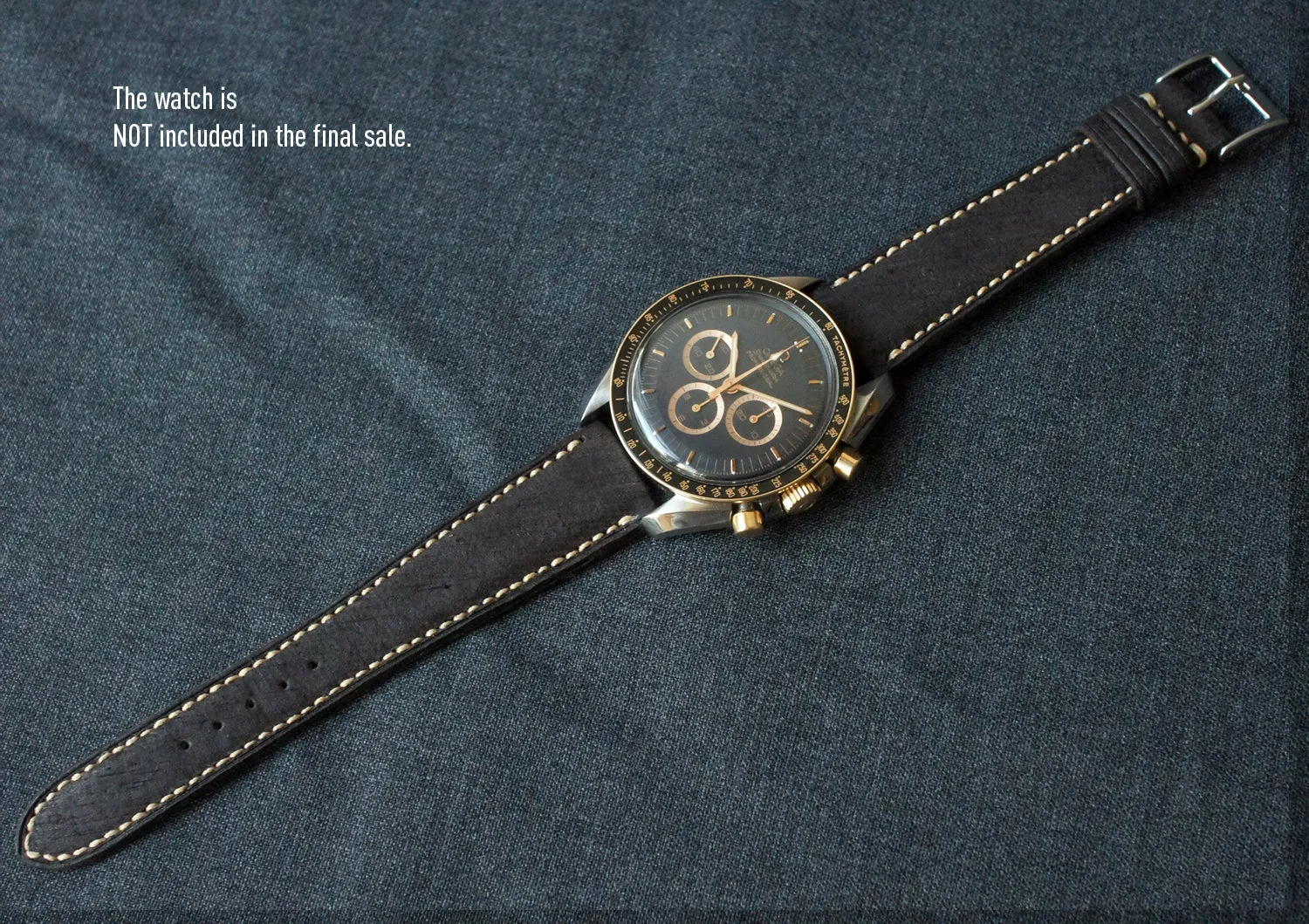 DISTRESSED DARK BROWN CUSTOM MADE STRAP