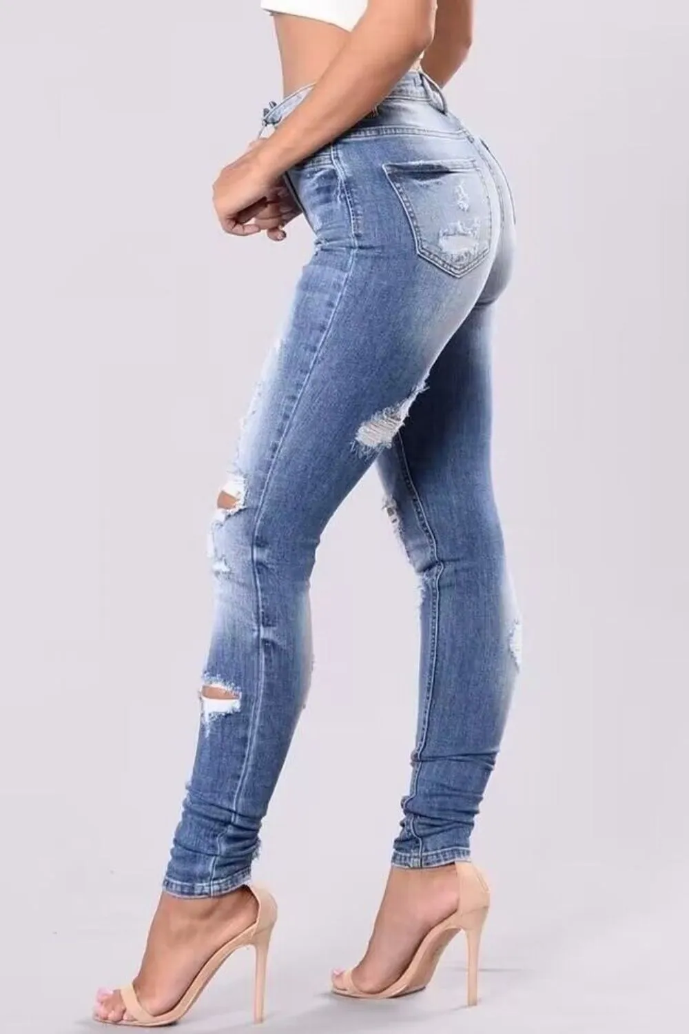 Distressed Skinny Jeans