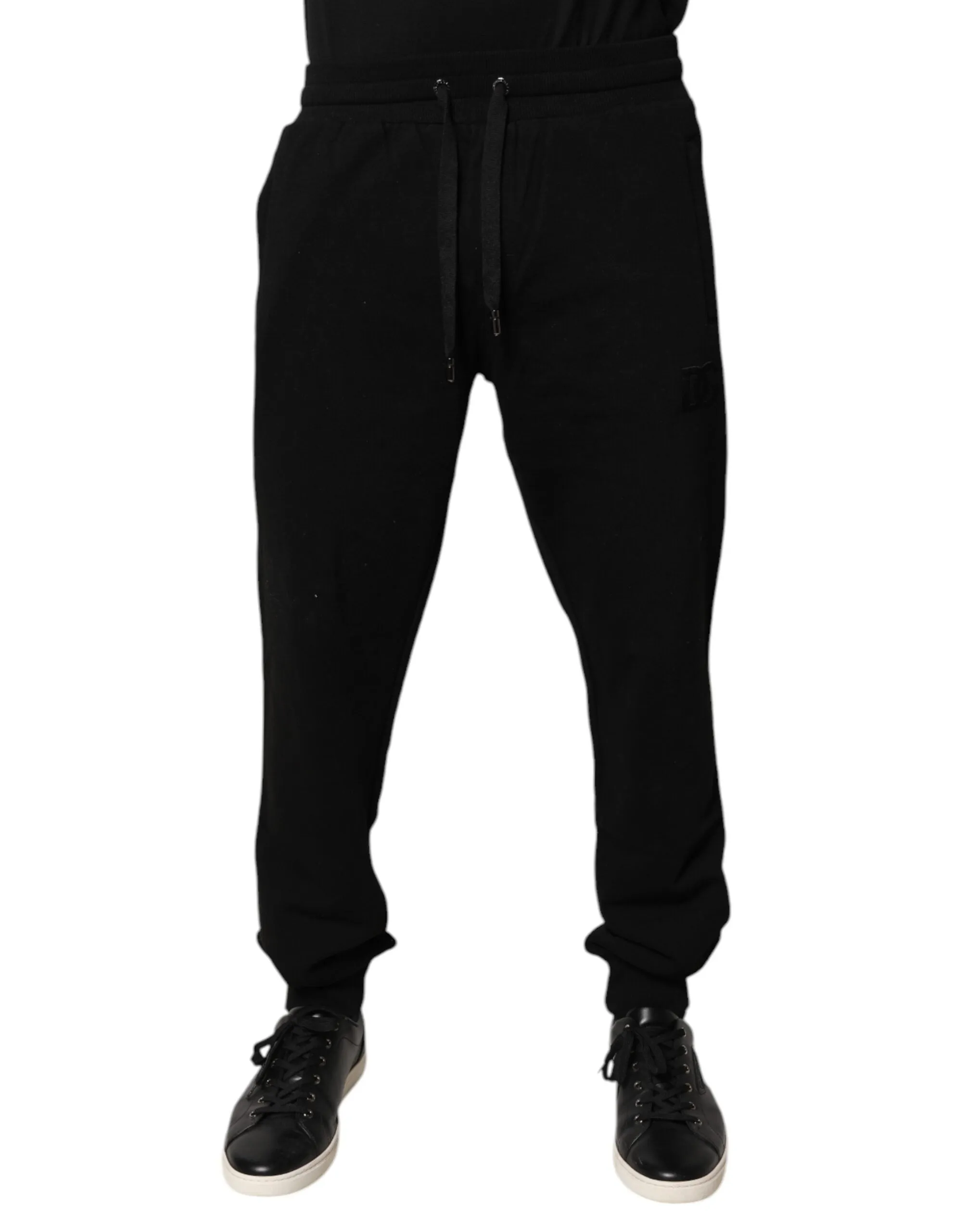Dolce & Gabbana Cotton Mid Waist Jogger SweatMen's Men's Pants