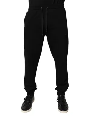 Dolce & Gabbana Cotton Mid Waist Jogger SweatMen's Men's Pants