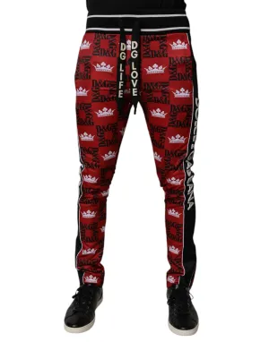 Dolce & Gabbana Crown Logo Monogram Men SweatMen's Men's Pants