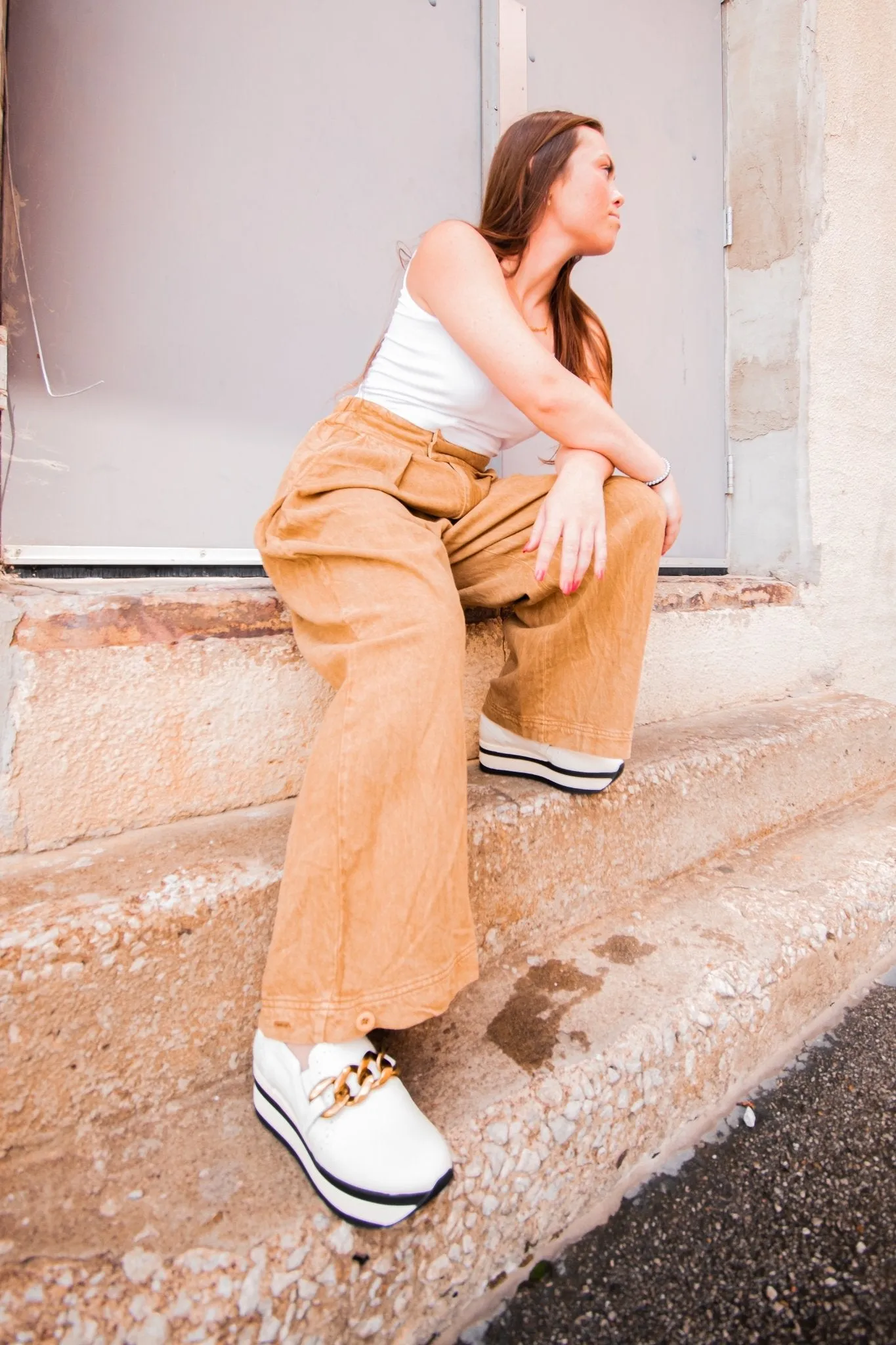 Dolce Vita: Jhenee in White Leather