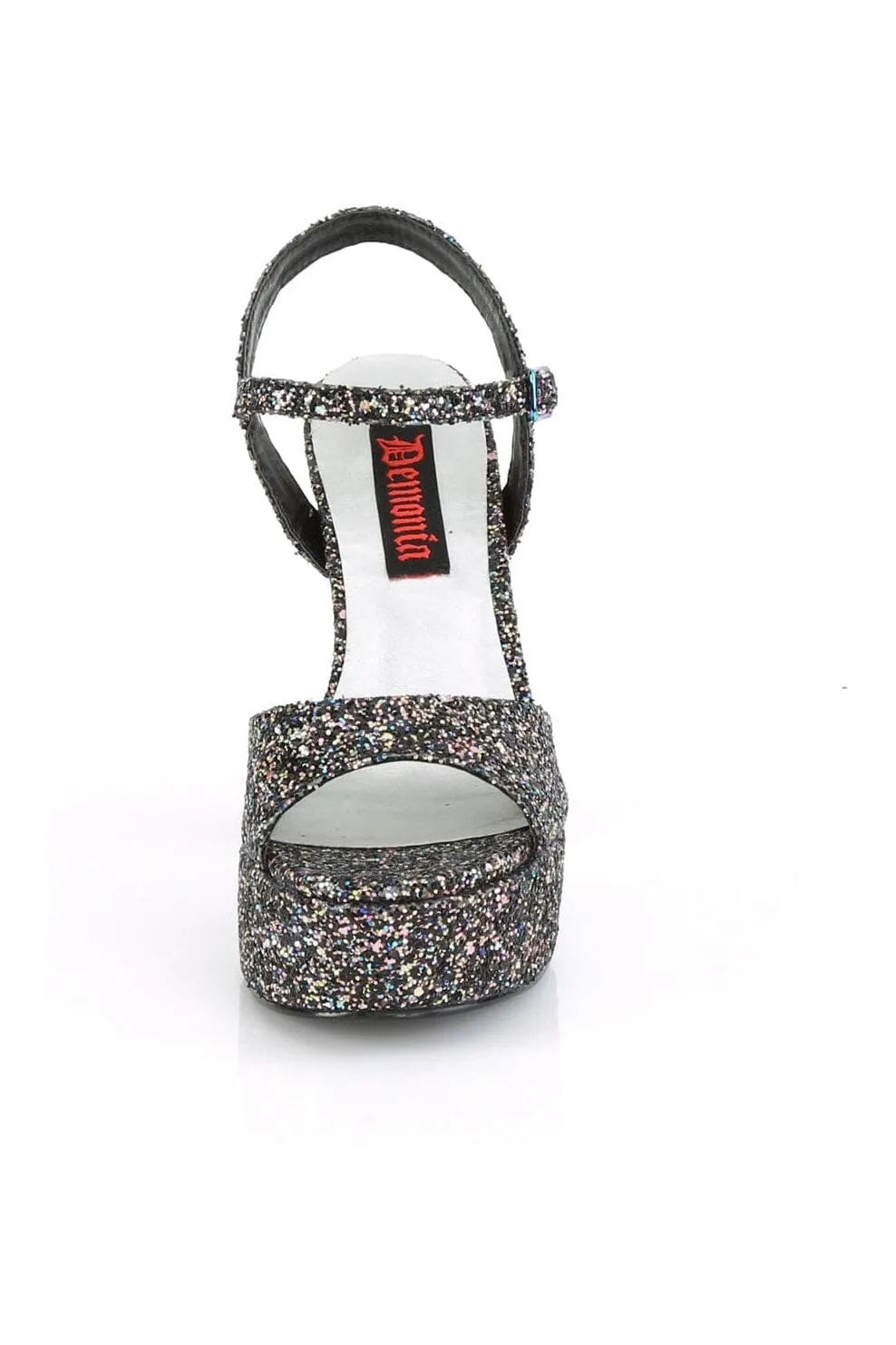 DOLLY-09 Black Glitter Sandal