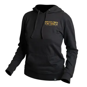 Dove Womens Hooded Pullover - Black