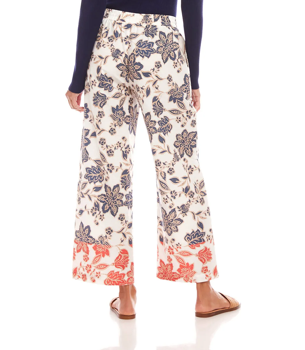 Drawstring Cropped Pants