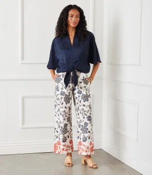 Drawstring Cropped Pants