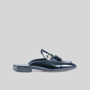 Dress Open Back Mules 464 Black Patent