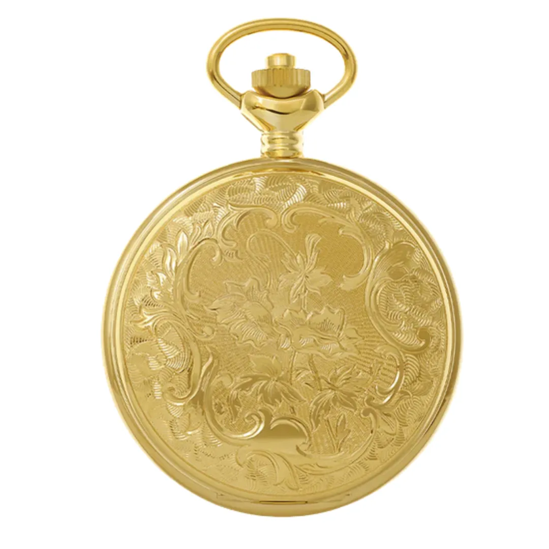 Elegant Gent’s Gold Plated Pocket Watch – Premium Vintage Style