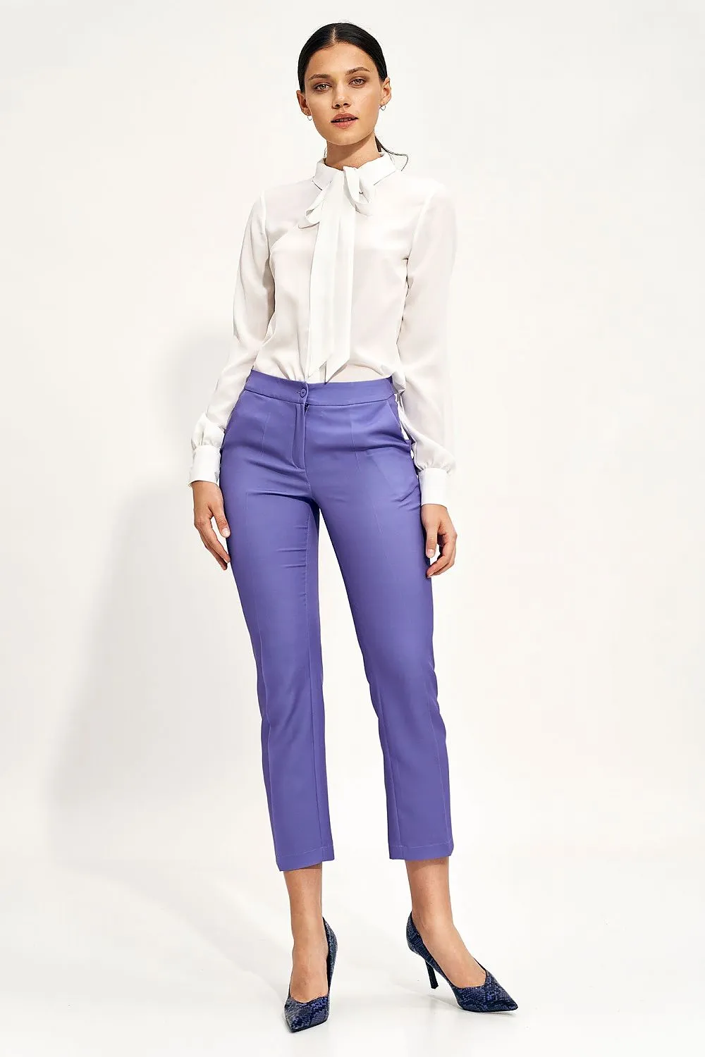 Elegant Loose-Fit Chino Trousers