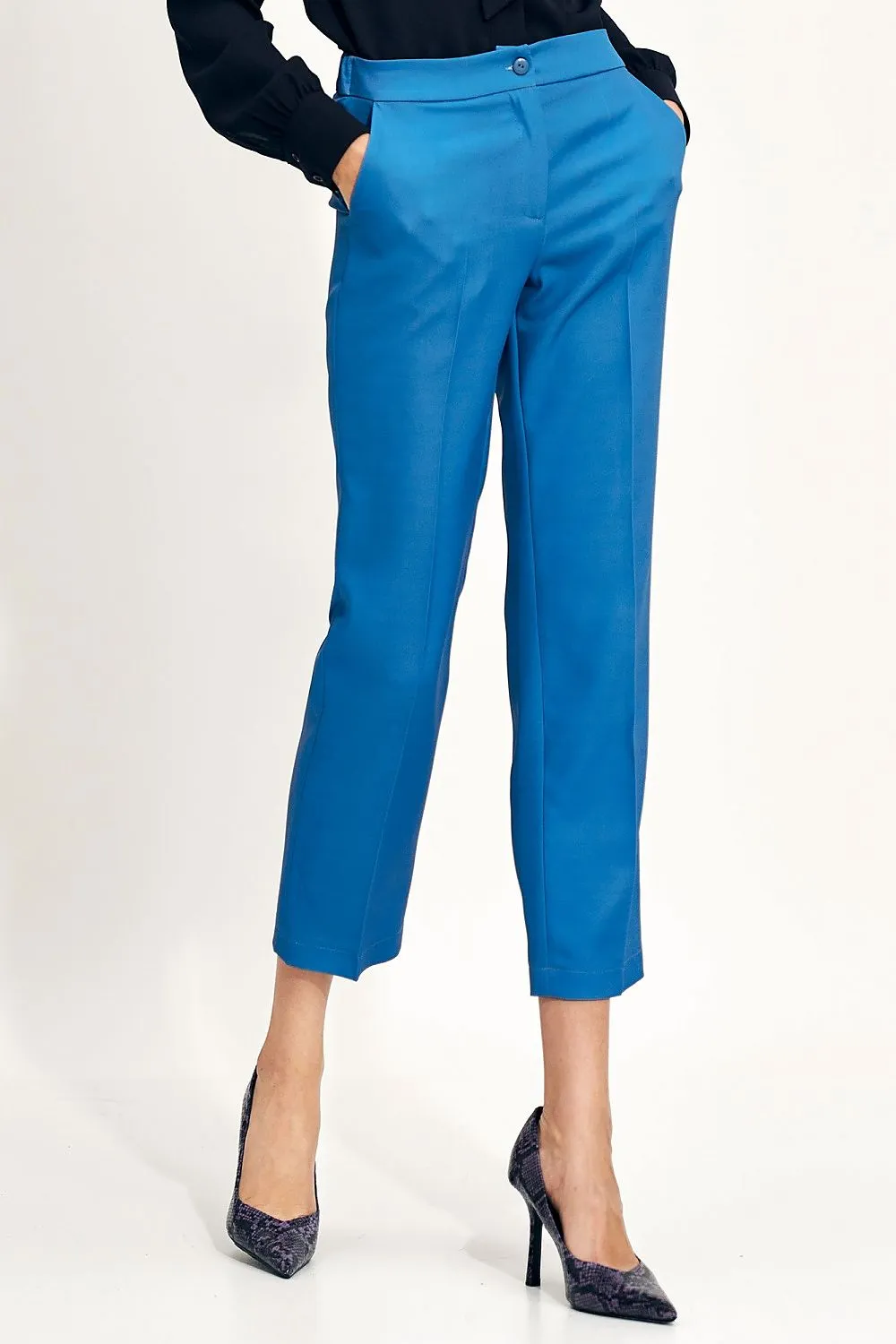 Elegant Loose-Fit Chino Trousers