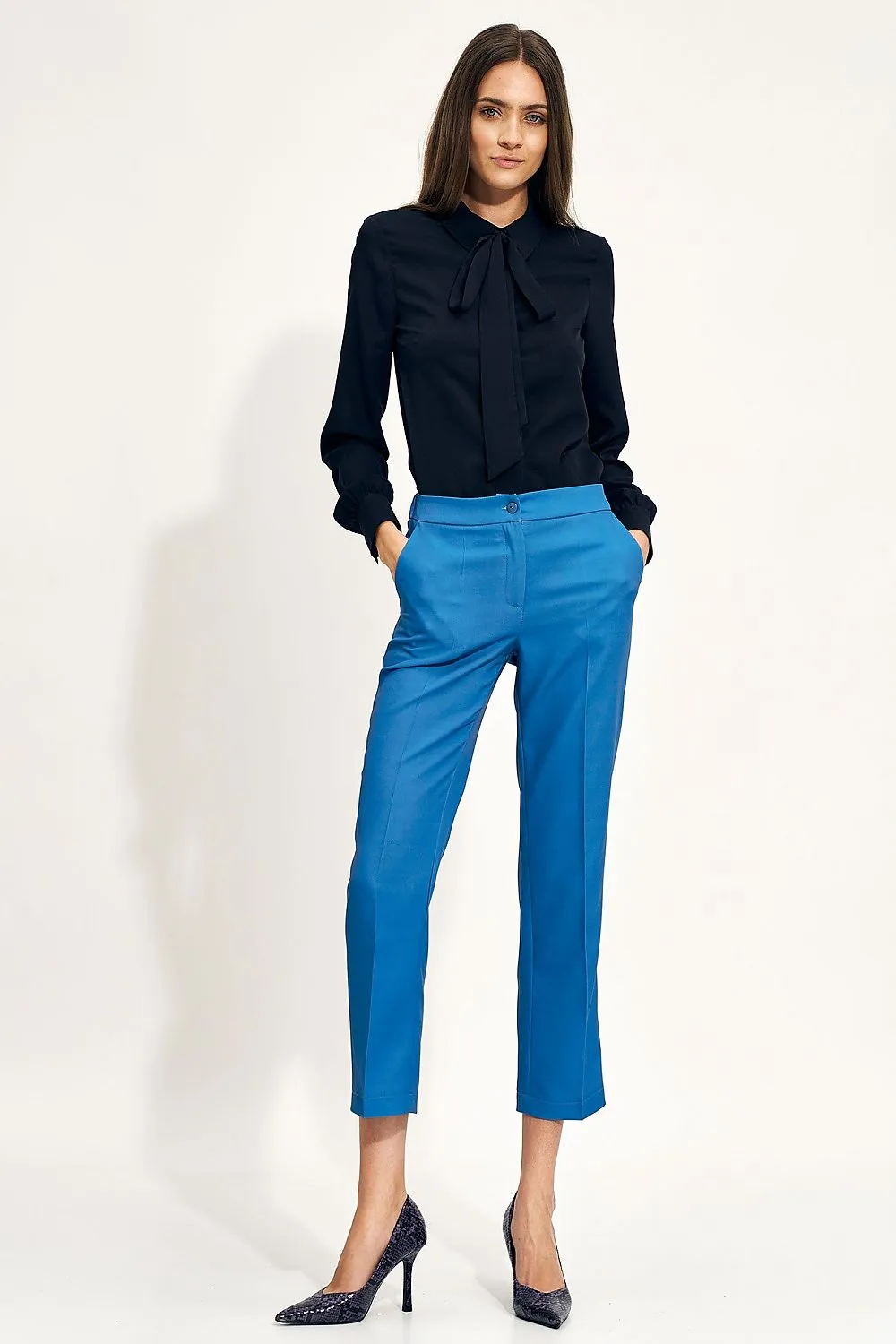 Elegant Loose-Fit Chino Trousers