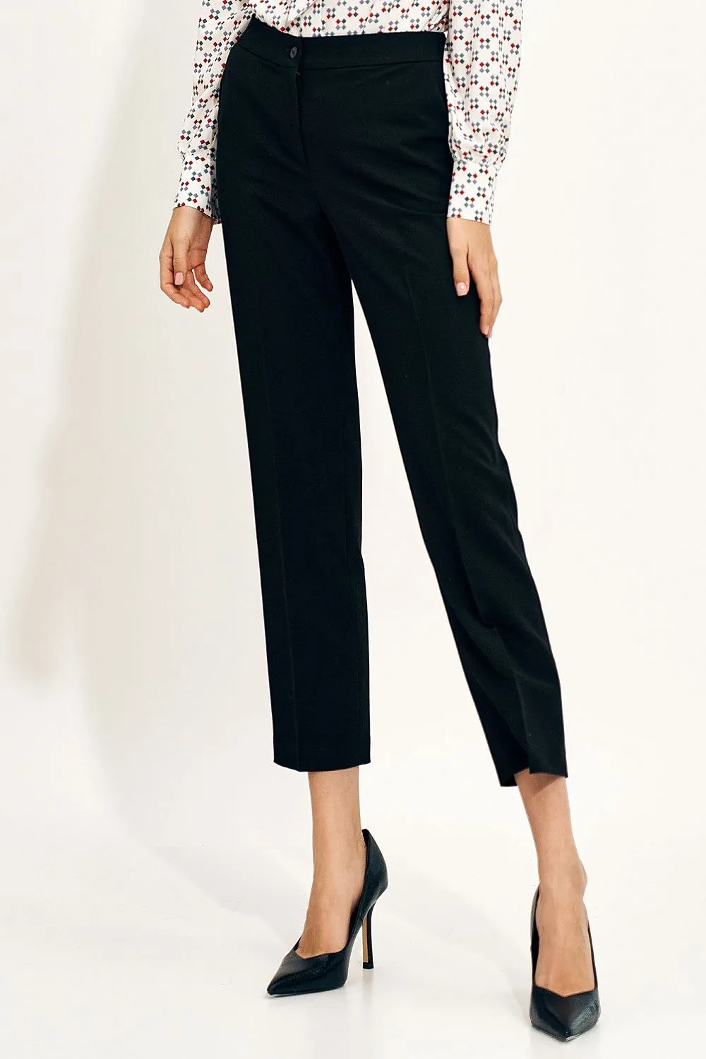Elegant Loose-Fit Chino Trousers