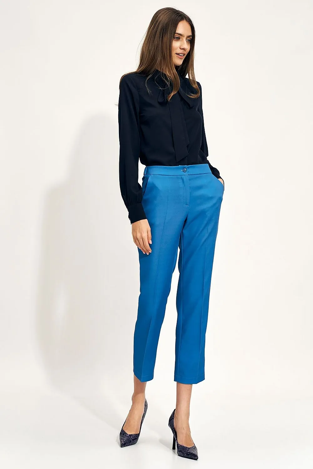 Elegant Loose-Fit Chino Trousers
