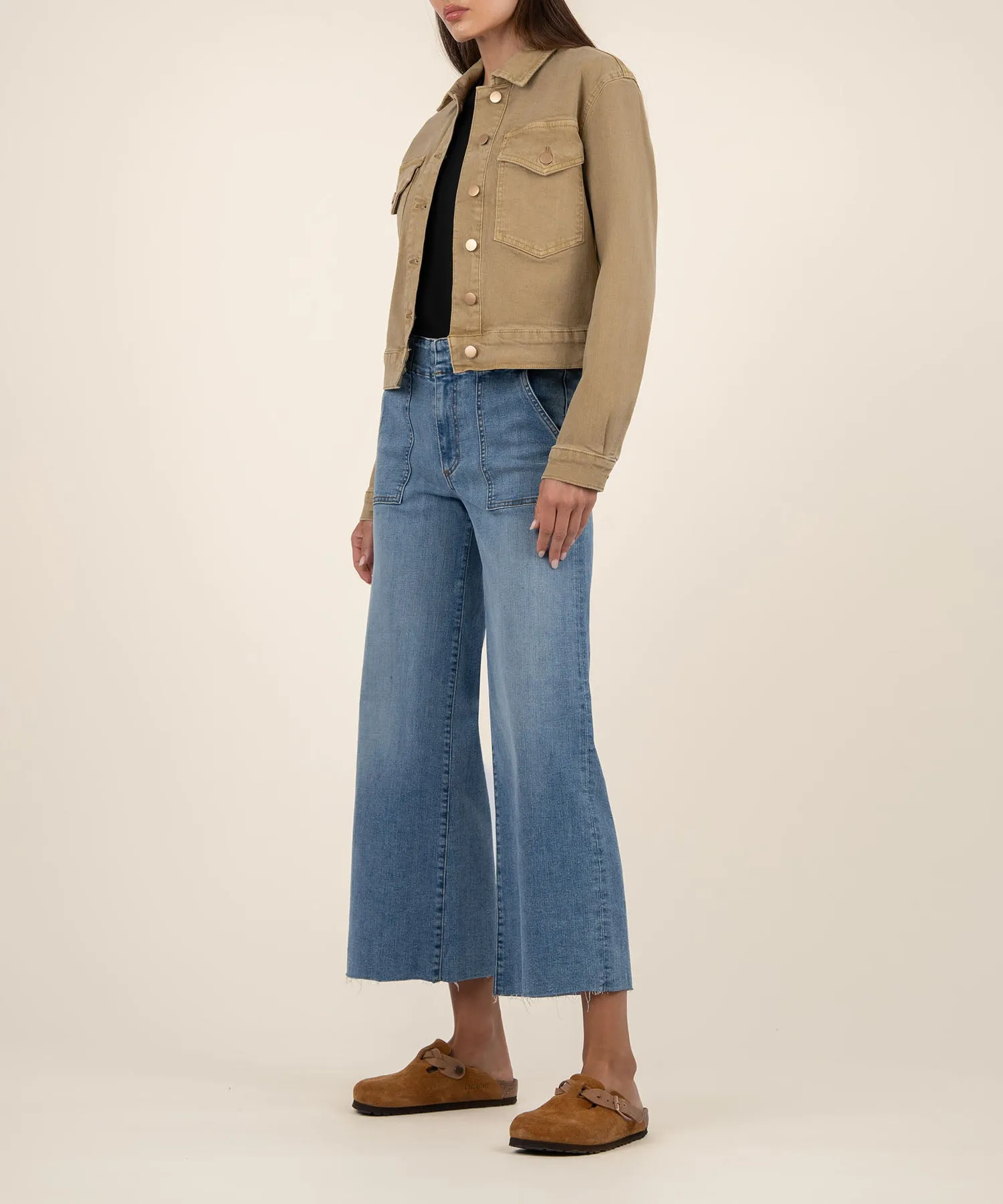 Elle Crop Denim Jacket - FINAL SALE