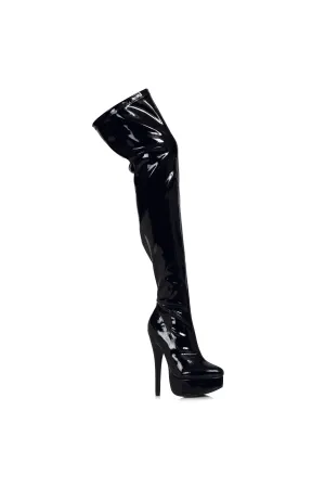 Ellie 652-MISTRESS 6.5" Stretch Thigh High Boot