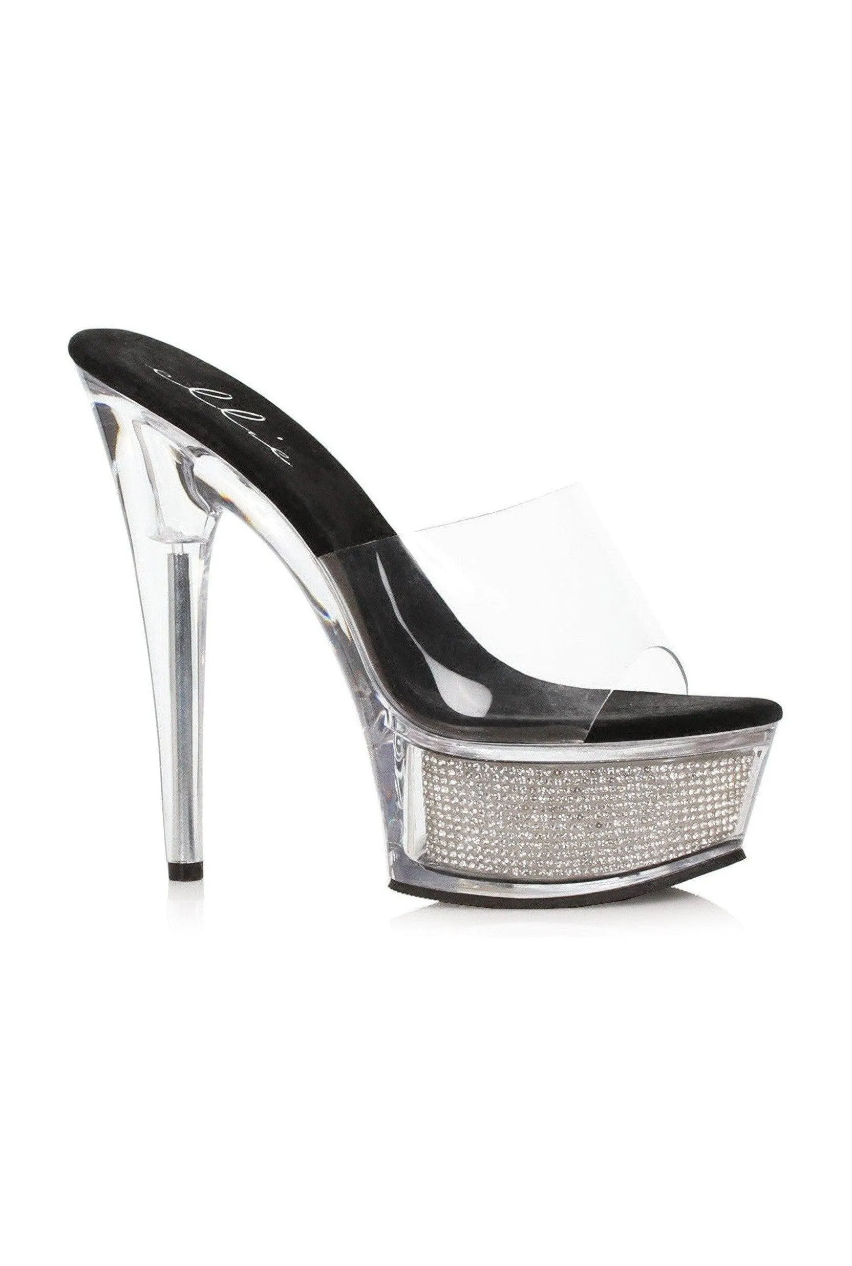 Ellie Shoes 609-SPRING Stiletto Sandal With Rhinestone In Platform