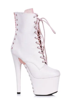 Ellie Shoes 709-TERESSA Stiletto Ankle Boot with Corset Detail