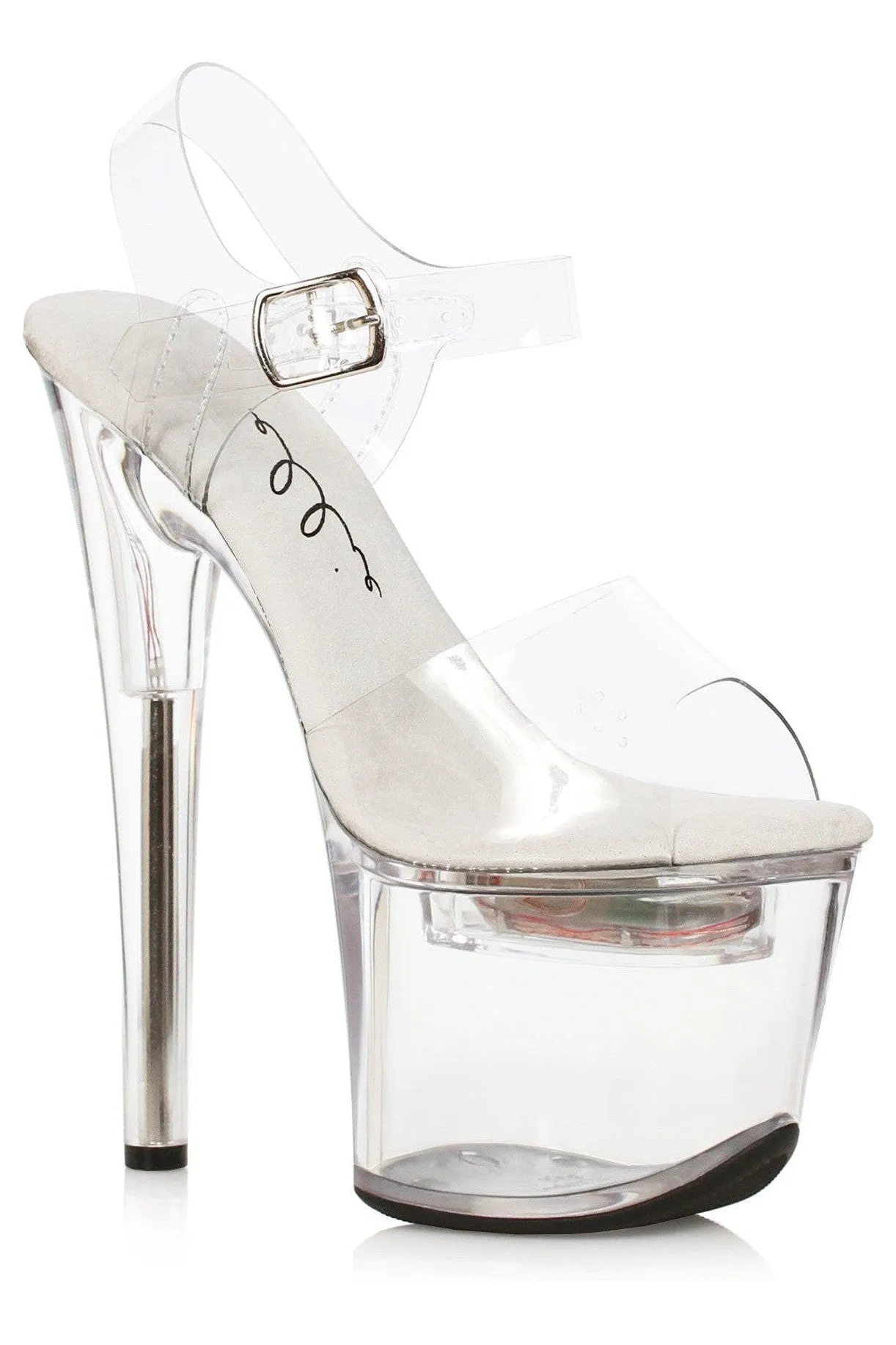 Ellie Shoes L709-BROOK Stiletto with Multi-color Light in Platform