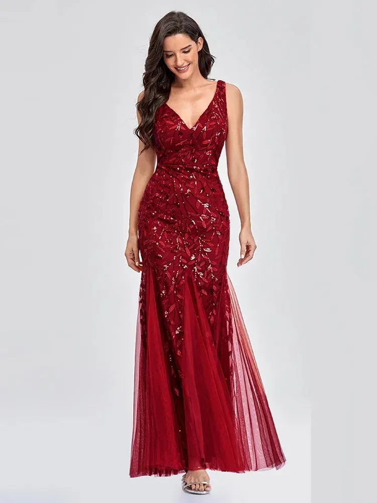 Emily Evening Dress (4 Colors)