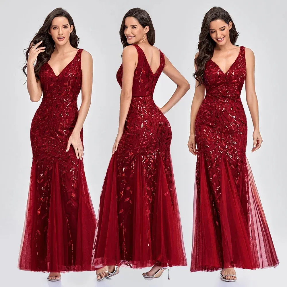 Emily Evening Dress (4 Colors)