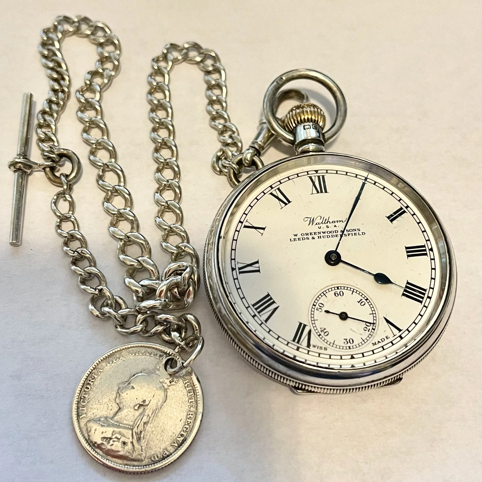 ENGLISH STERLING SILVER WALTHAM