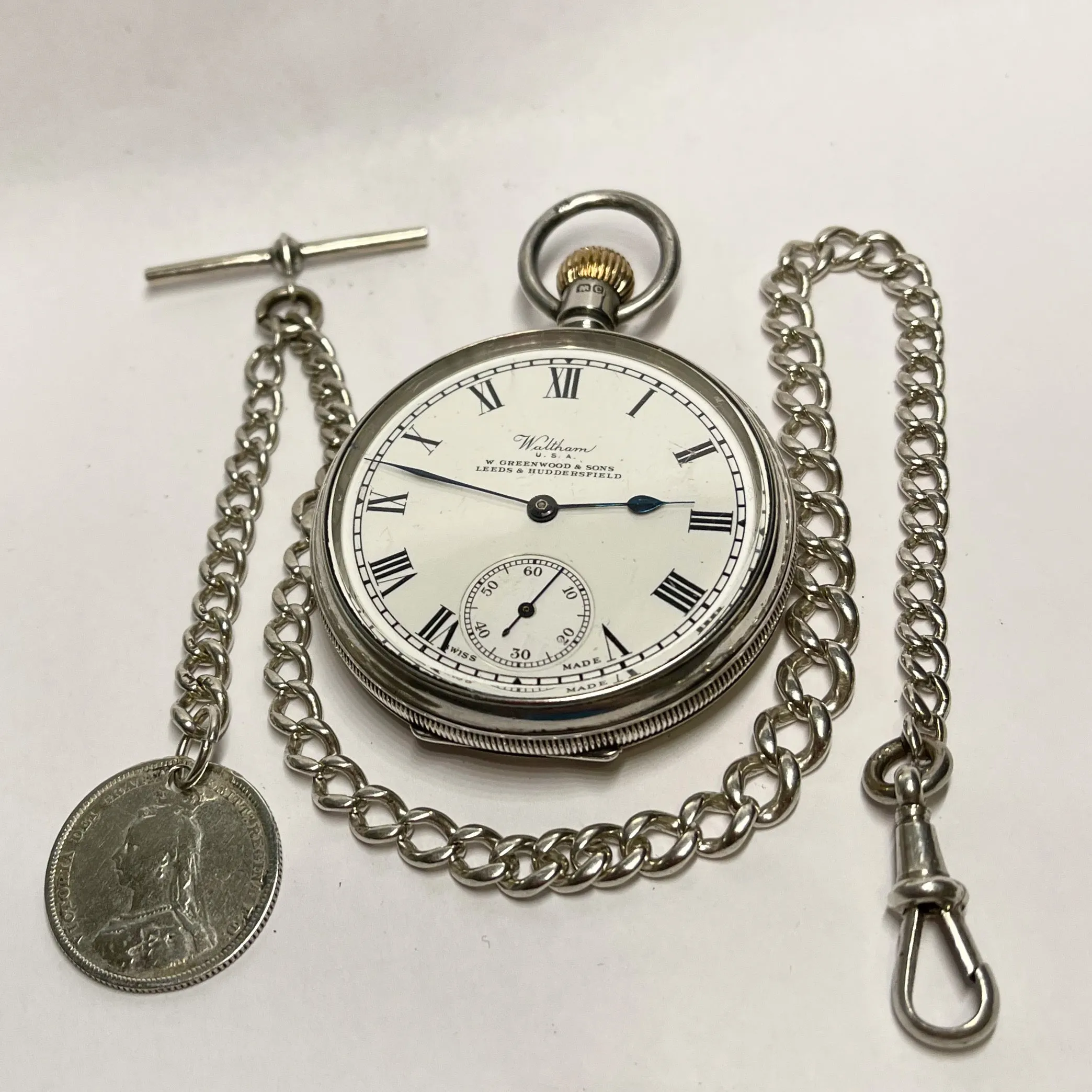 ENGLISH STERLING SILVER WALTHAM