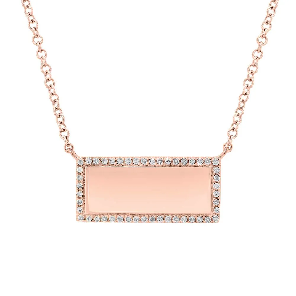 Engraveable ID Necklace