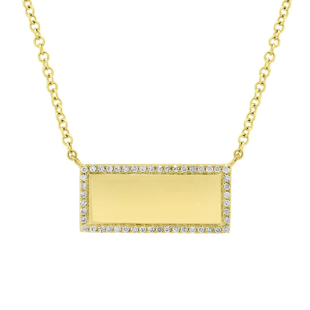 Engraveable ID Necklace
