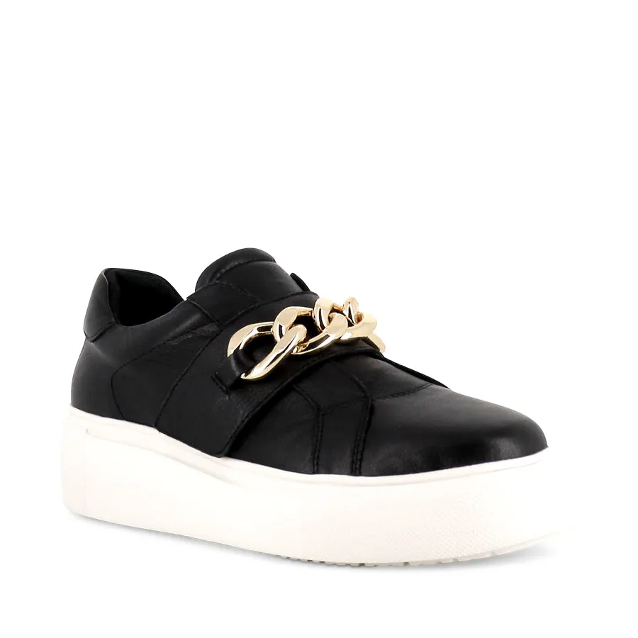 ENZO - BLACK LEATHER