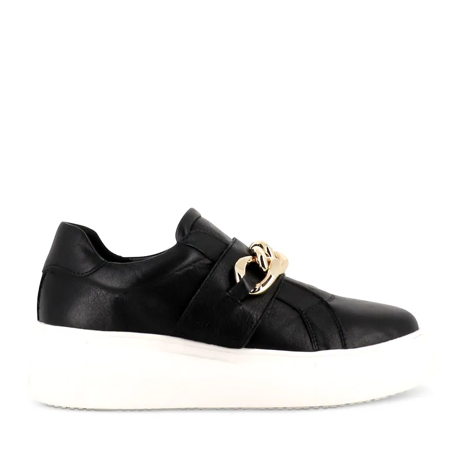 ENZO - BLACK LEATHER