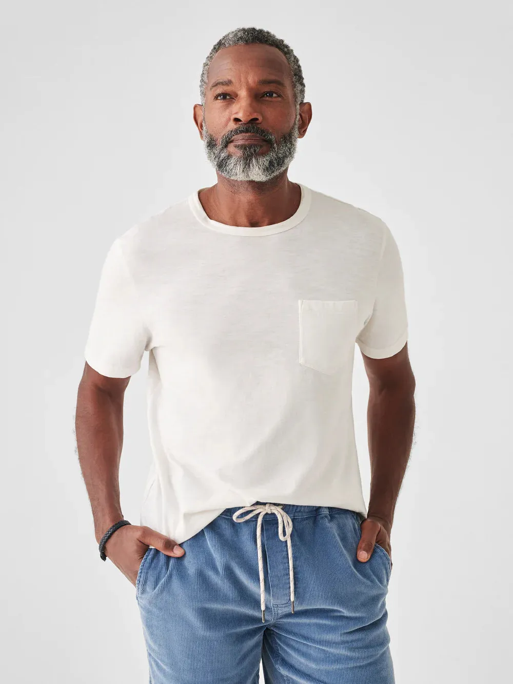 Faherty - Sunwashed Pocket Tee