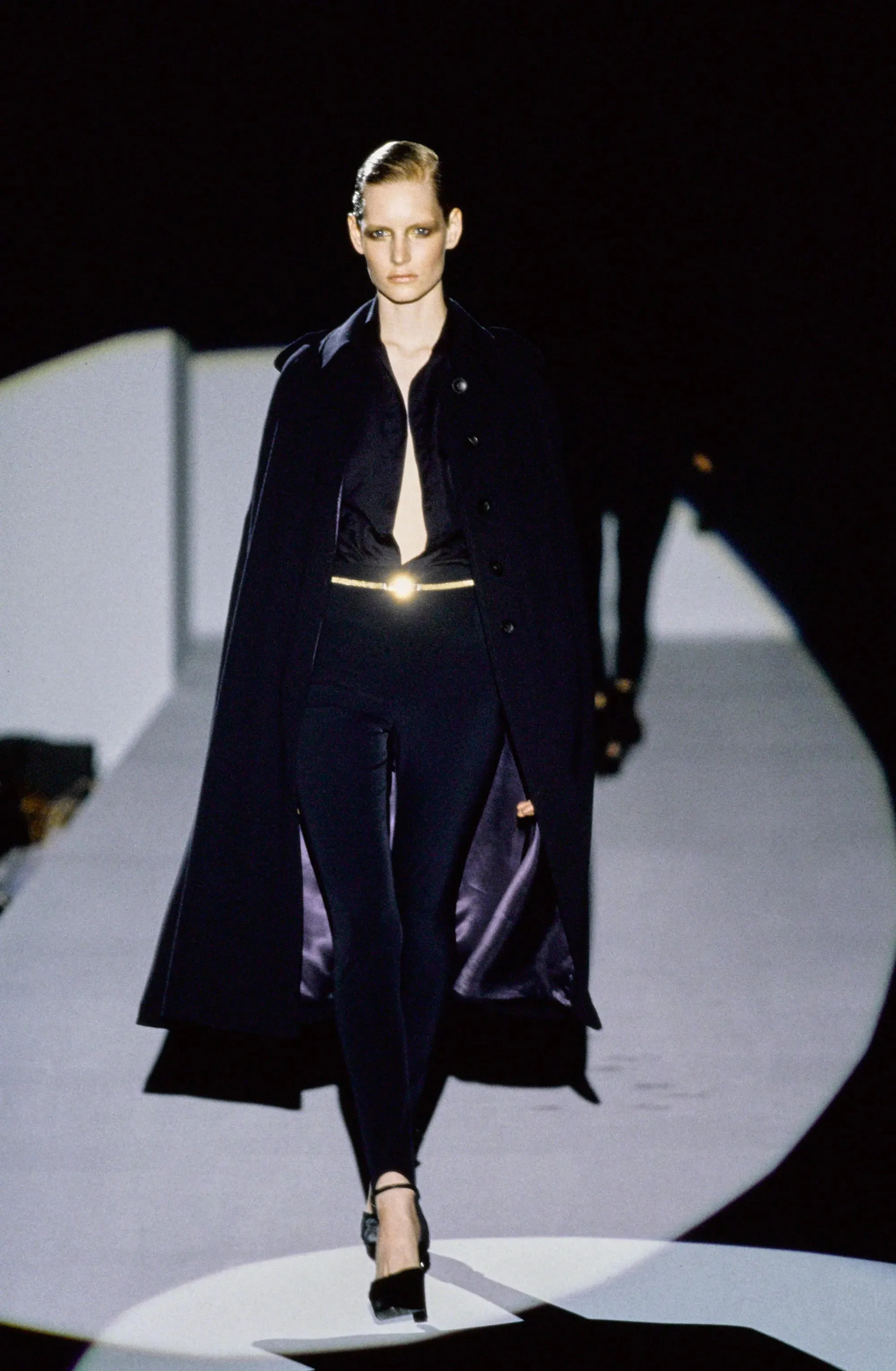 Fall 1996 Navy Military Runway Cape Coat