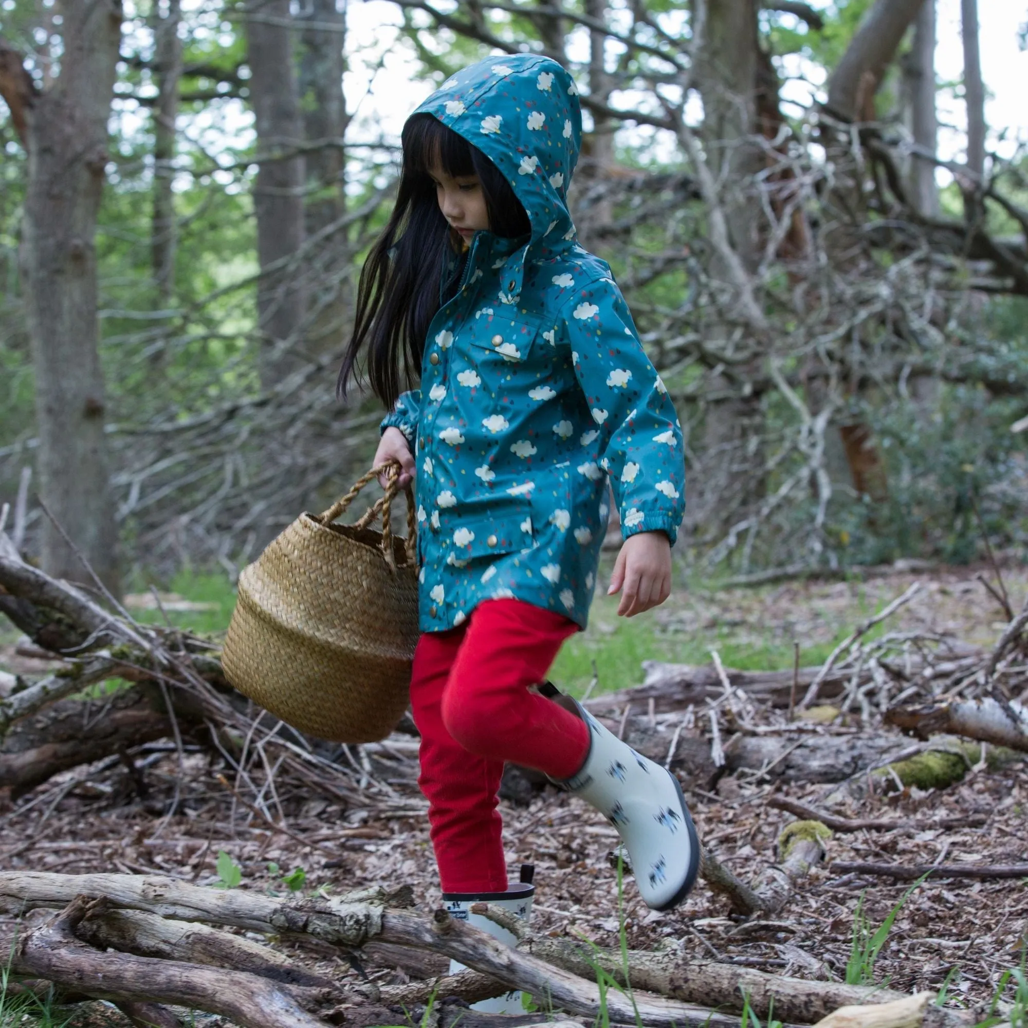Falling Water Waterproof Lined Recycled Raincoat