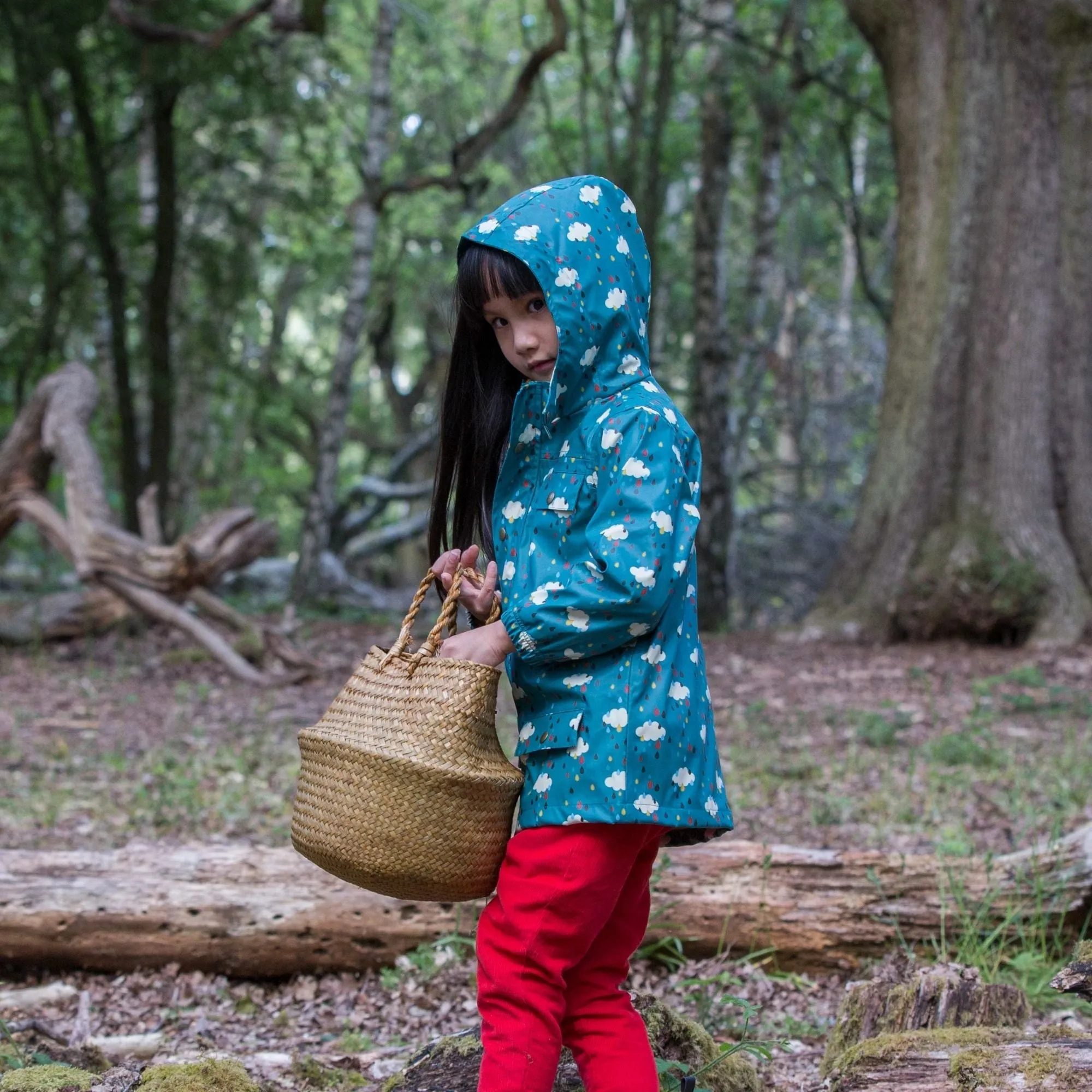 Falling Water Waterproof Lined Recycled Raincoat