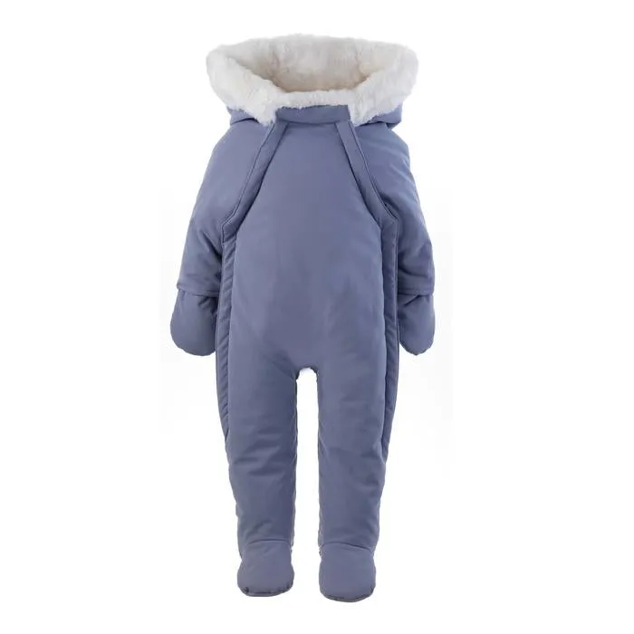 Faux Fur Trim Snowsuit | Pink or Blue