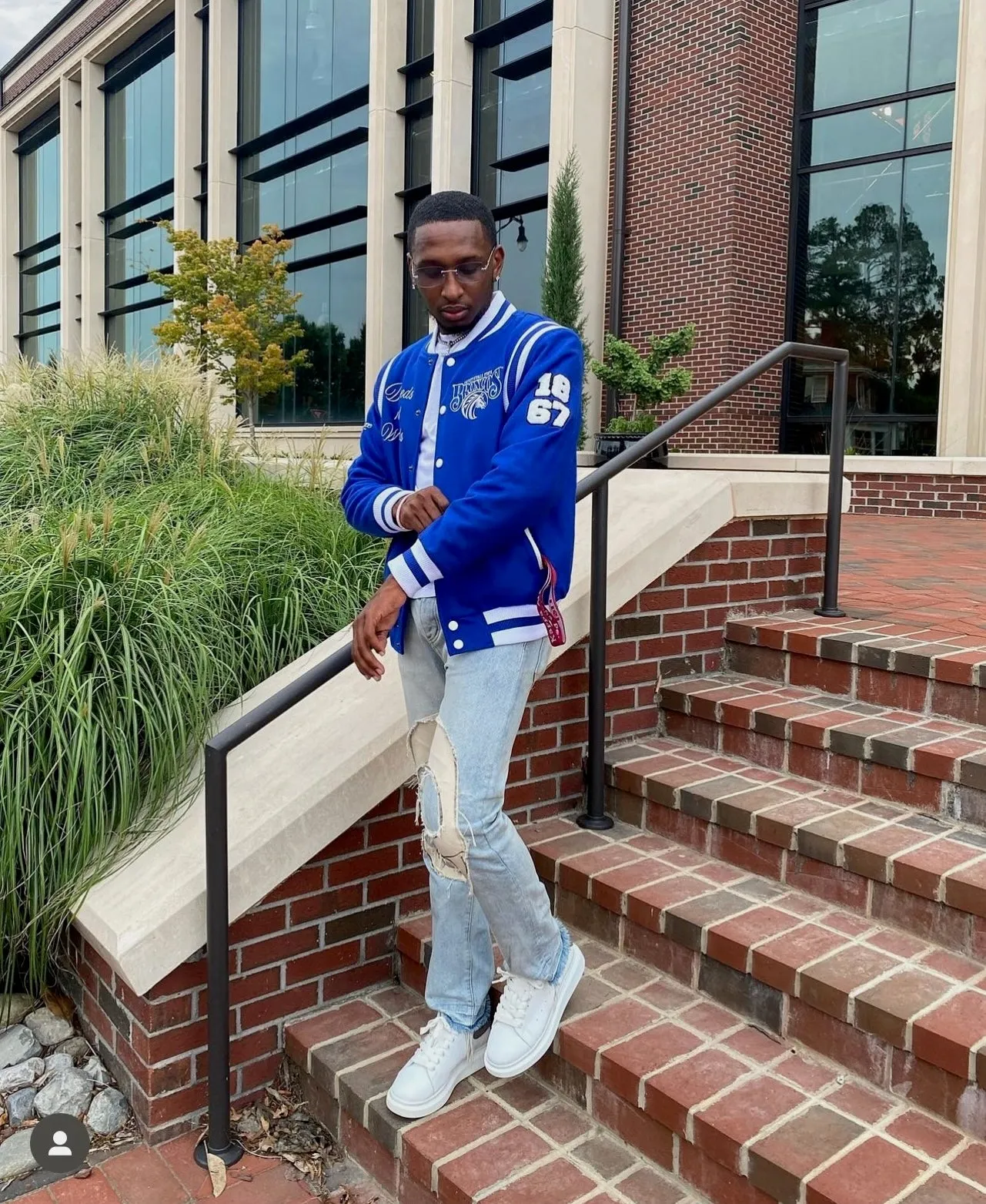 Fayetteville State | VARSITY JACKET ROYAL BLUE UNISEX