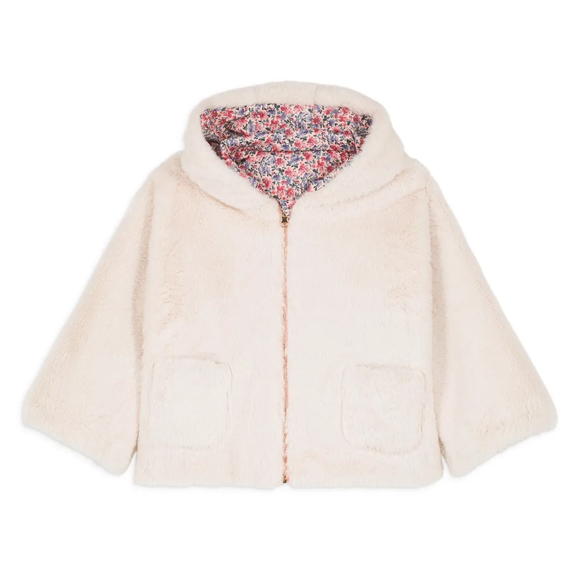 Felvet Reversible Blush Floral Jacket