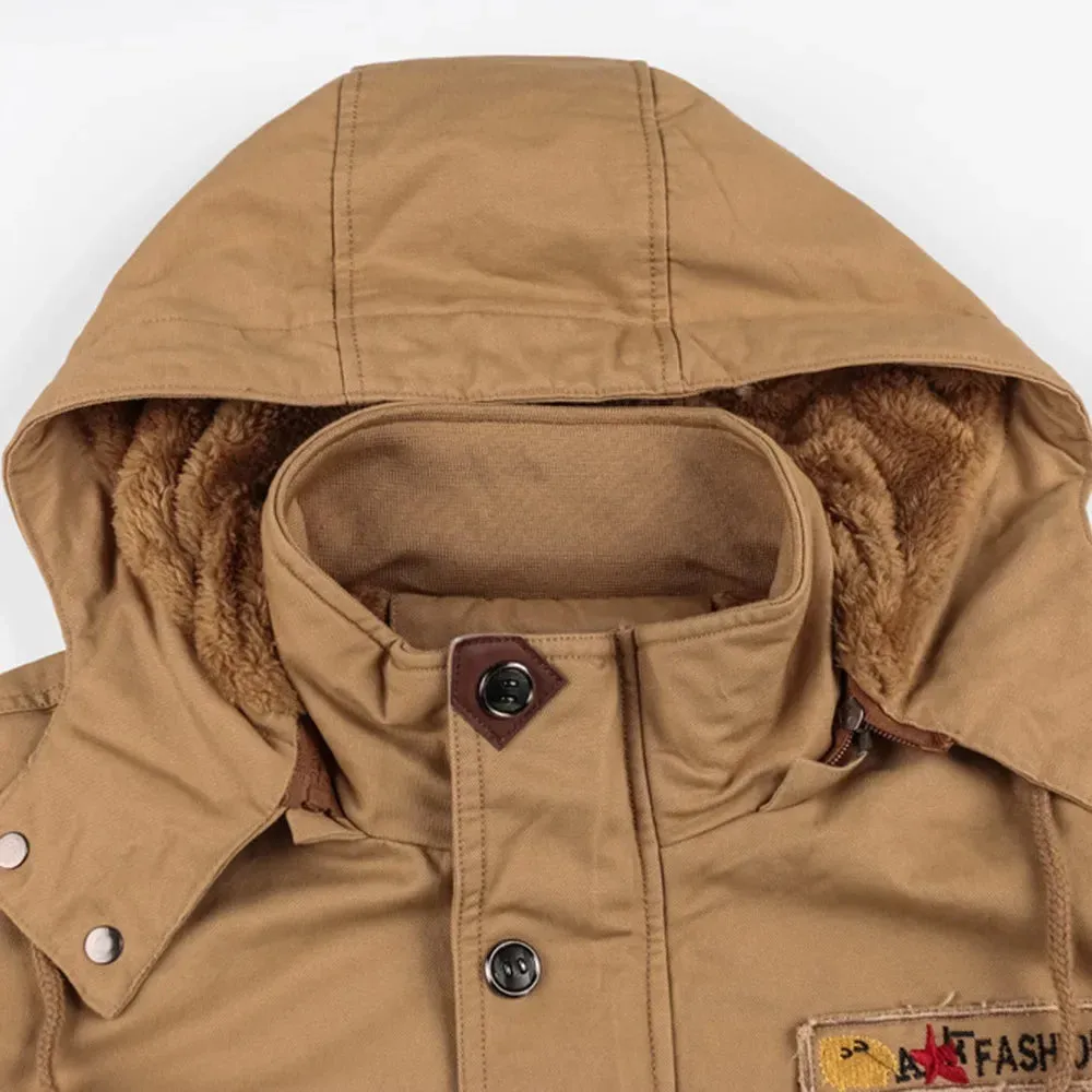 Field Commander™ | Men's Military Field Jacket | Cotton Blend, Multiple Pockets, Adjustable Fit & Zip Closure