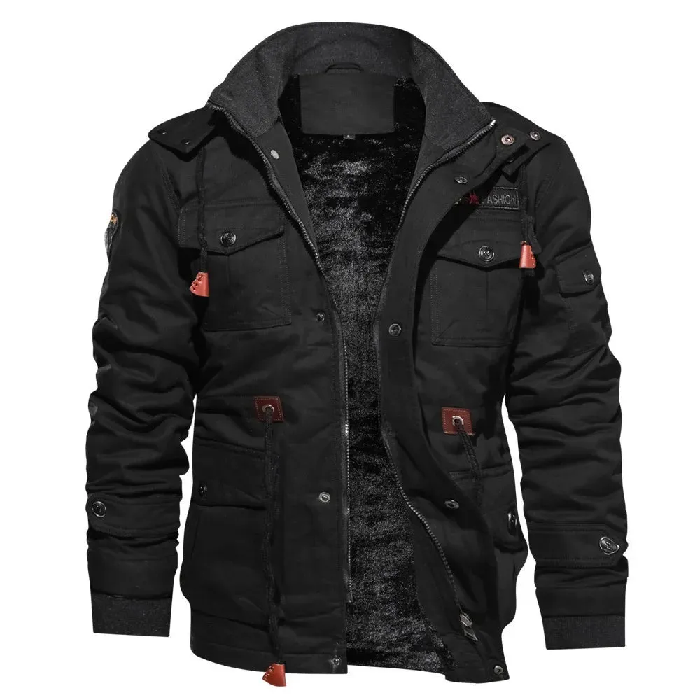 Field Commander™ | Men's Military Field Jacket | Cotton Blend, Multiple Pockets, Adjustable Fit & Zip Closure