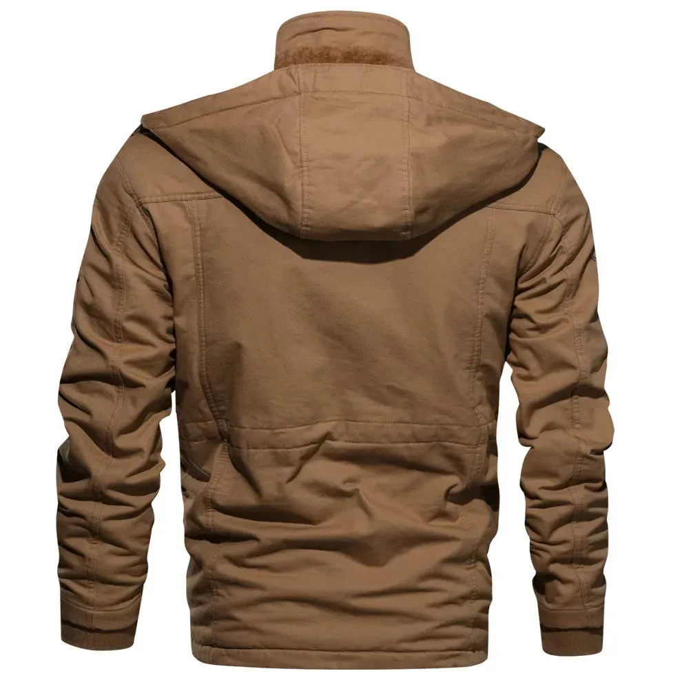 Field Commander™ | Men's Military Field Jacket | Cotton Blend, Multiple Pockets, Adjustable Fit & Zip Closure
