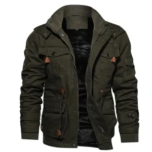 Field Commander™ | Men's Military Field Jacket | Cotton Blend, Multiple Pockets, Adjustable Fit & Zip Closure