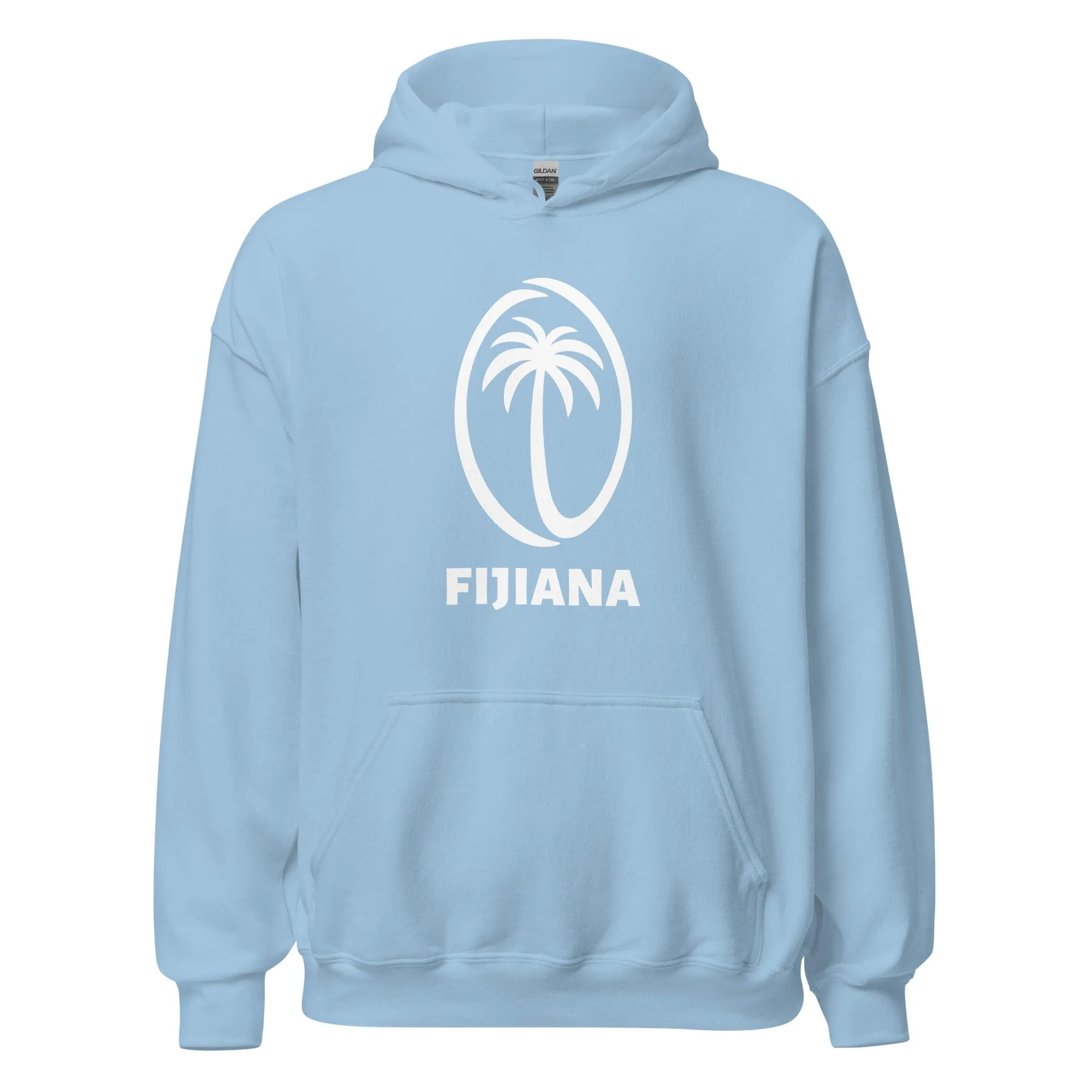 Fijiana White Logo Hoodie