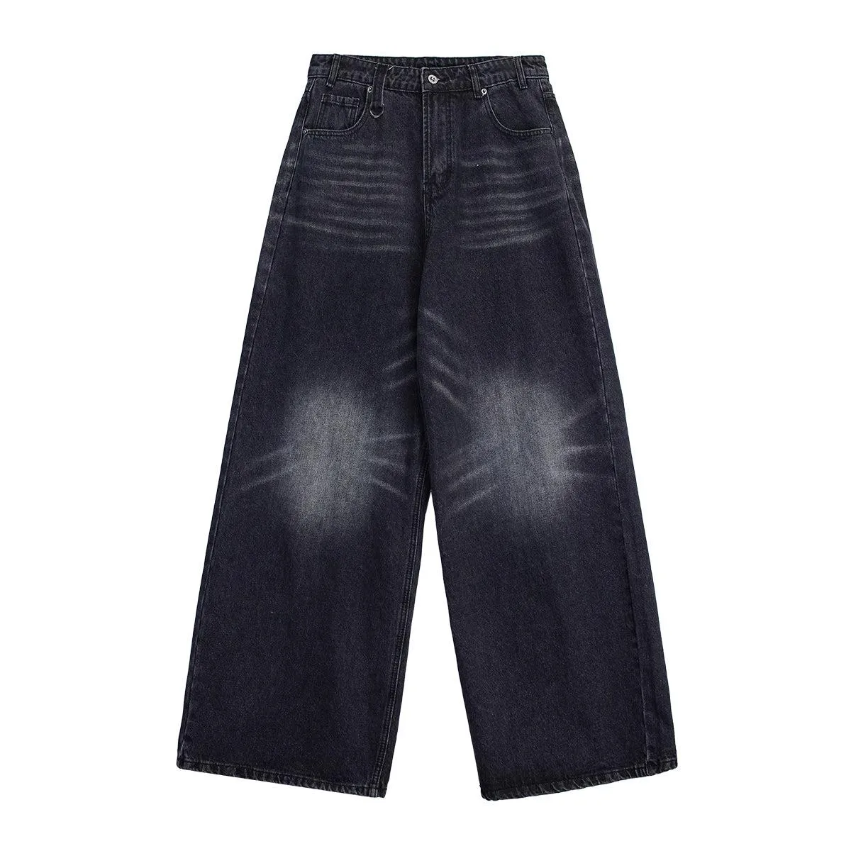 Flared Wide-Leg Straight-Leg Jeans