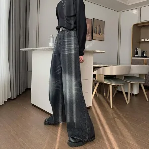 Flared Wide-Leg Straight-Leg Jeans