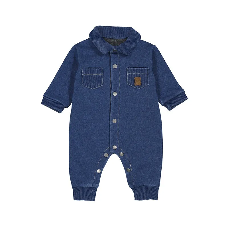 Fleece Denim Bodysuit 2.693