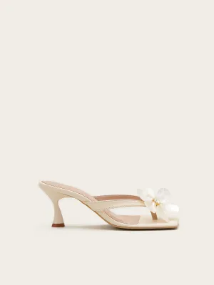 Fleurs Blanches Sandals