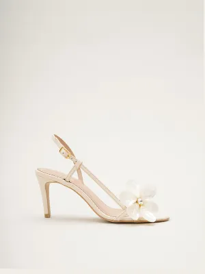 Fleurs Blanches Slingbacks