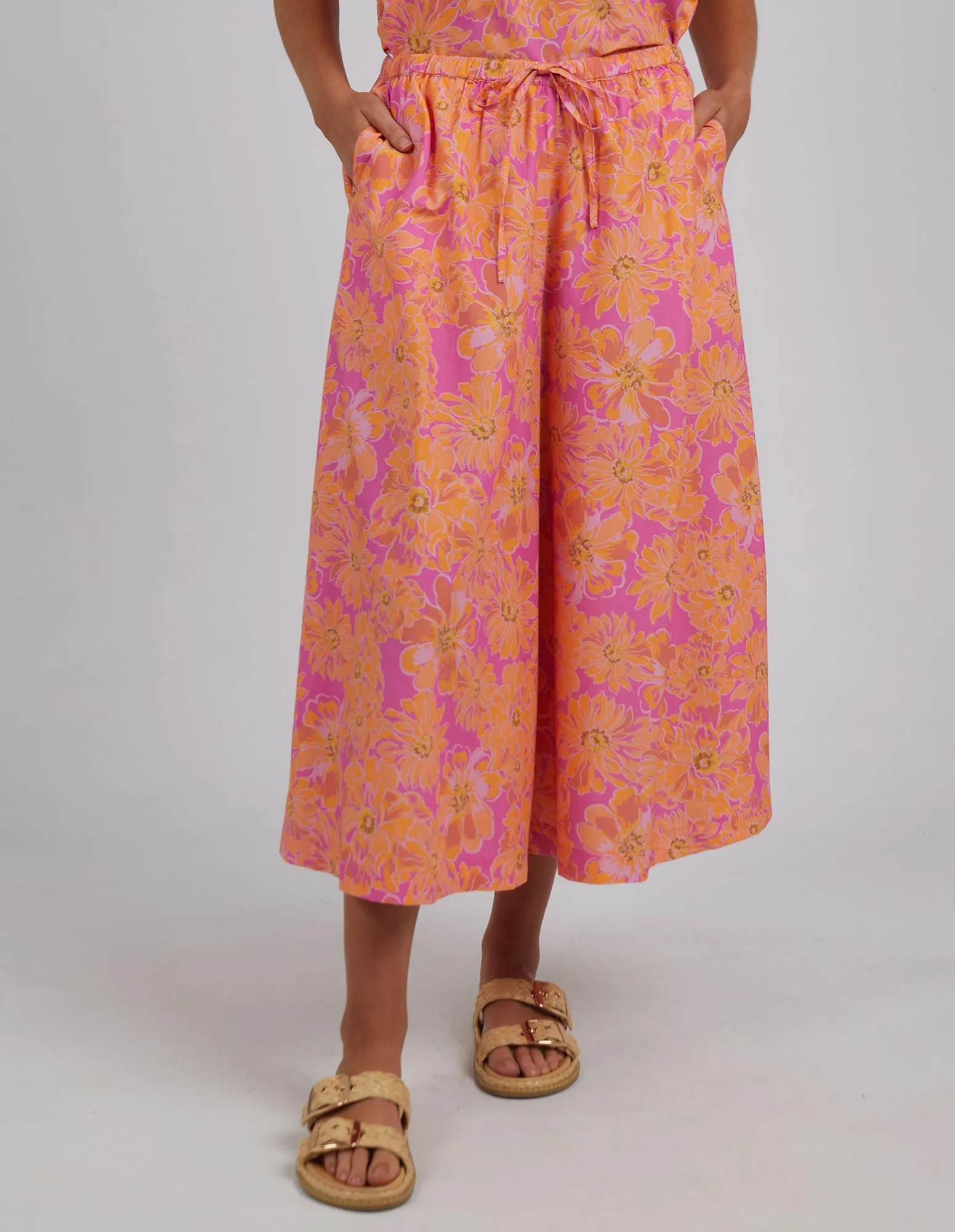 floral wide leg pant (8128078)